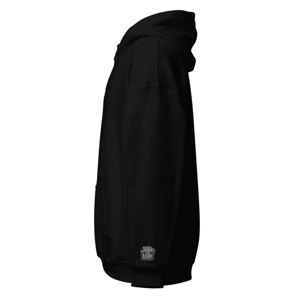 Crowned in SILENCE Valor Officials Black hoodie - VALOR OFFICIALS