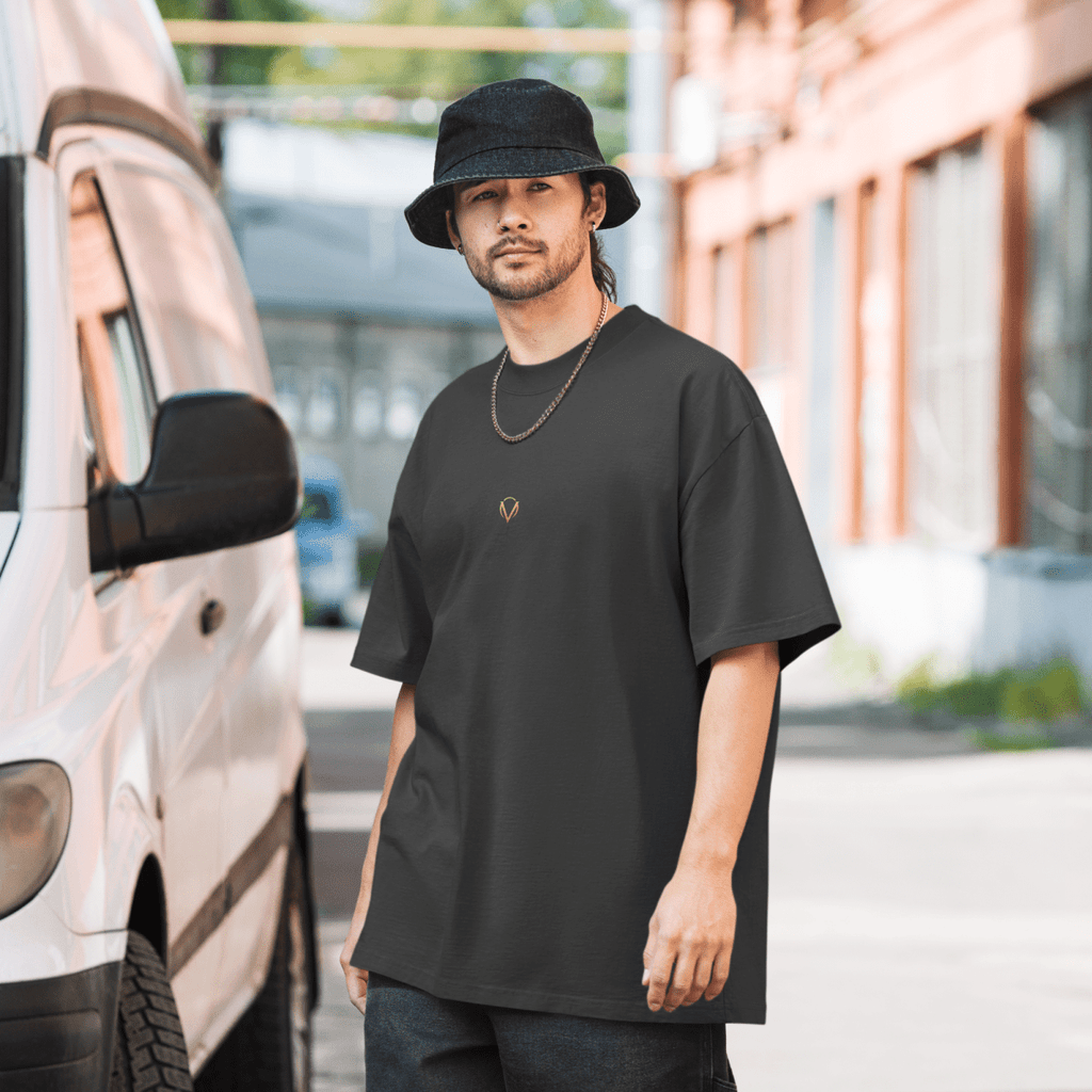 Crowned Through Chaos Oversized Tee - VALOR OFFICIALS