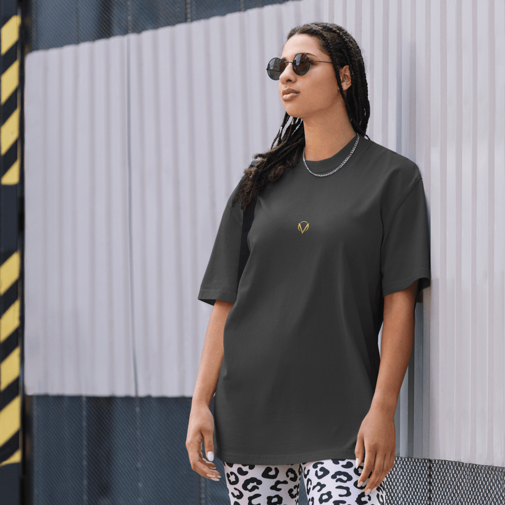 Crowned Through Chaos Oversized Tee - VALOR OFFICIALS