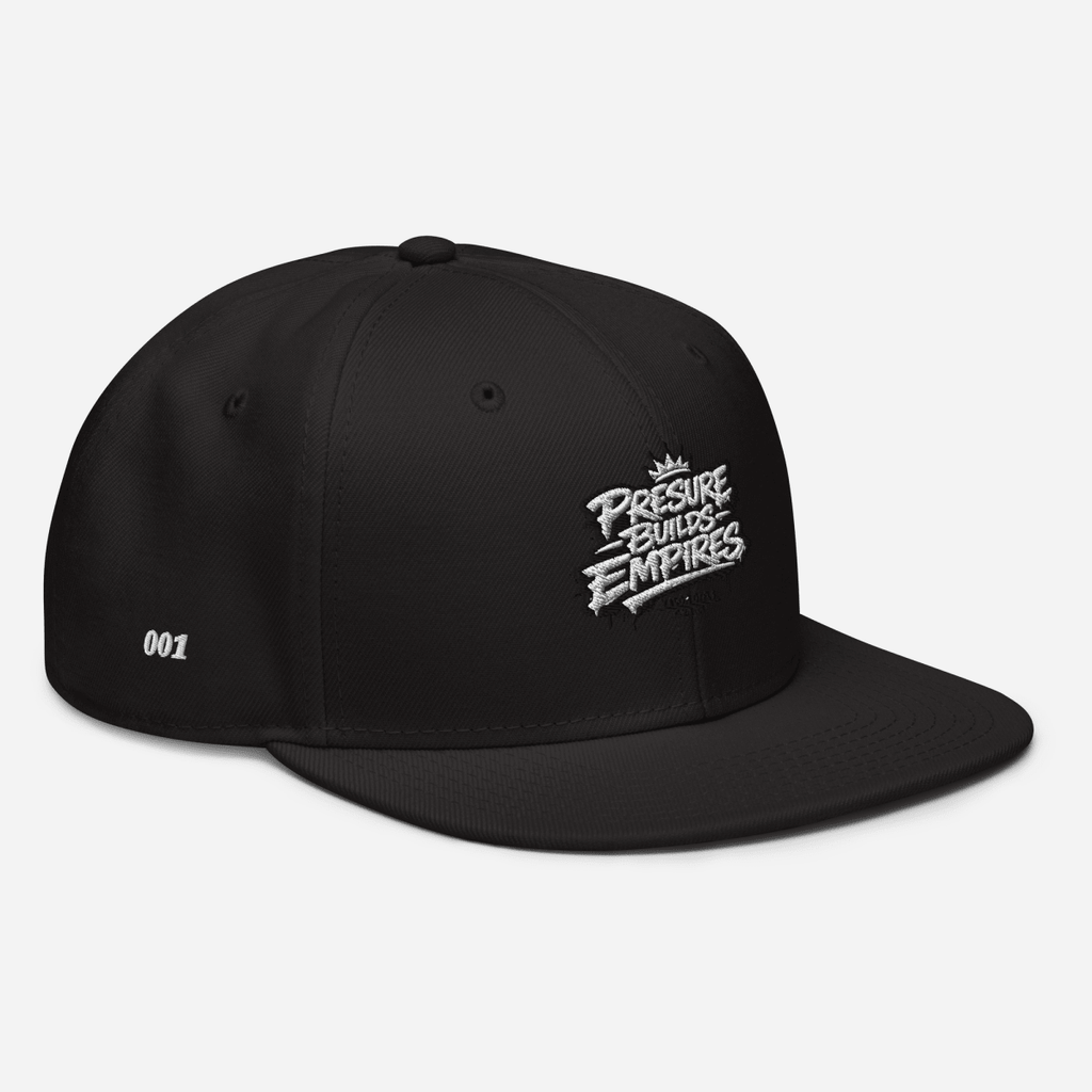 Official Crown Valor Official Black Snapback Cap - VALOR OFFICIALS