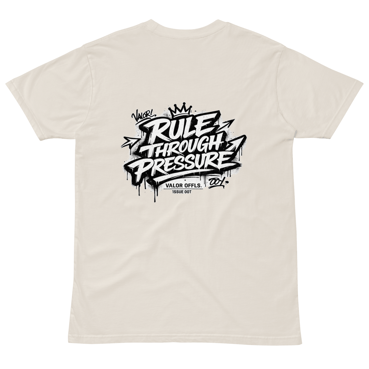 Unisex Premium Rule Through Pressure Valor Official TEE - VALOR OFFICIALS